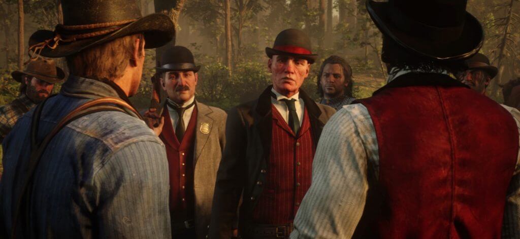 Los Pinkerton en Red Dead Redemption 2