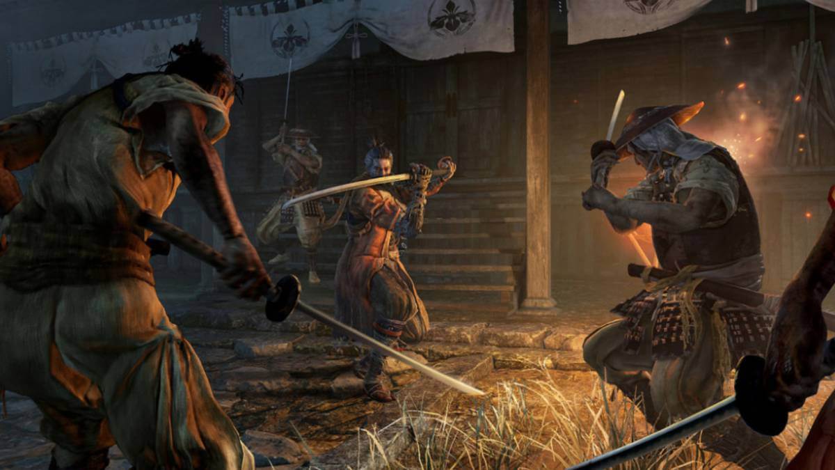 Combate en Sekiro: Shadows Die Twice