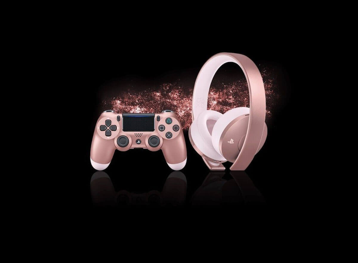 Headset rosa PS4