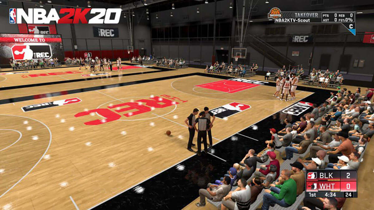 NBA 2K20 Rec center