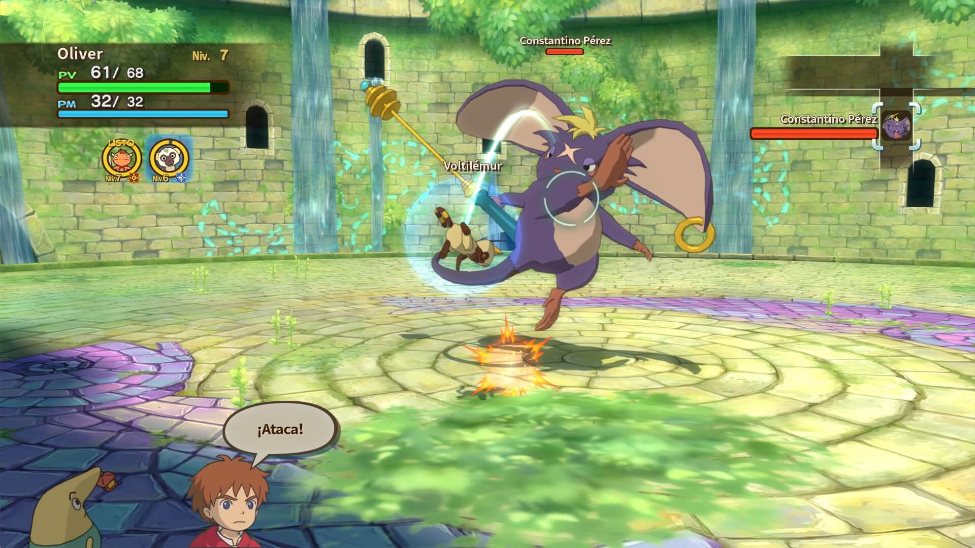 Combate en Ni no Kuni