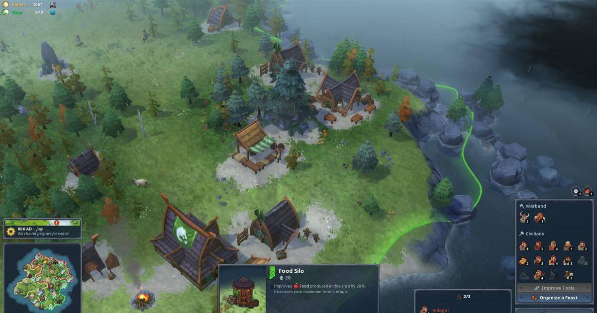 northgard jugabilidad