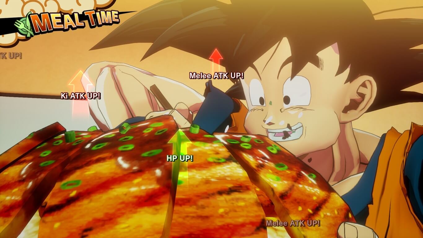 comer en dragon ball