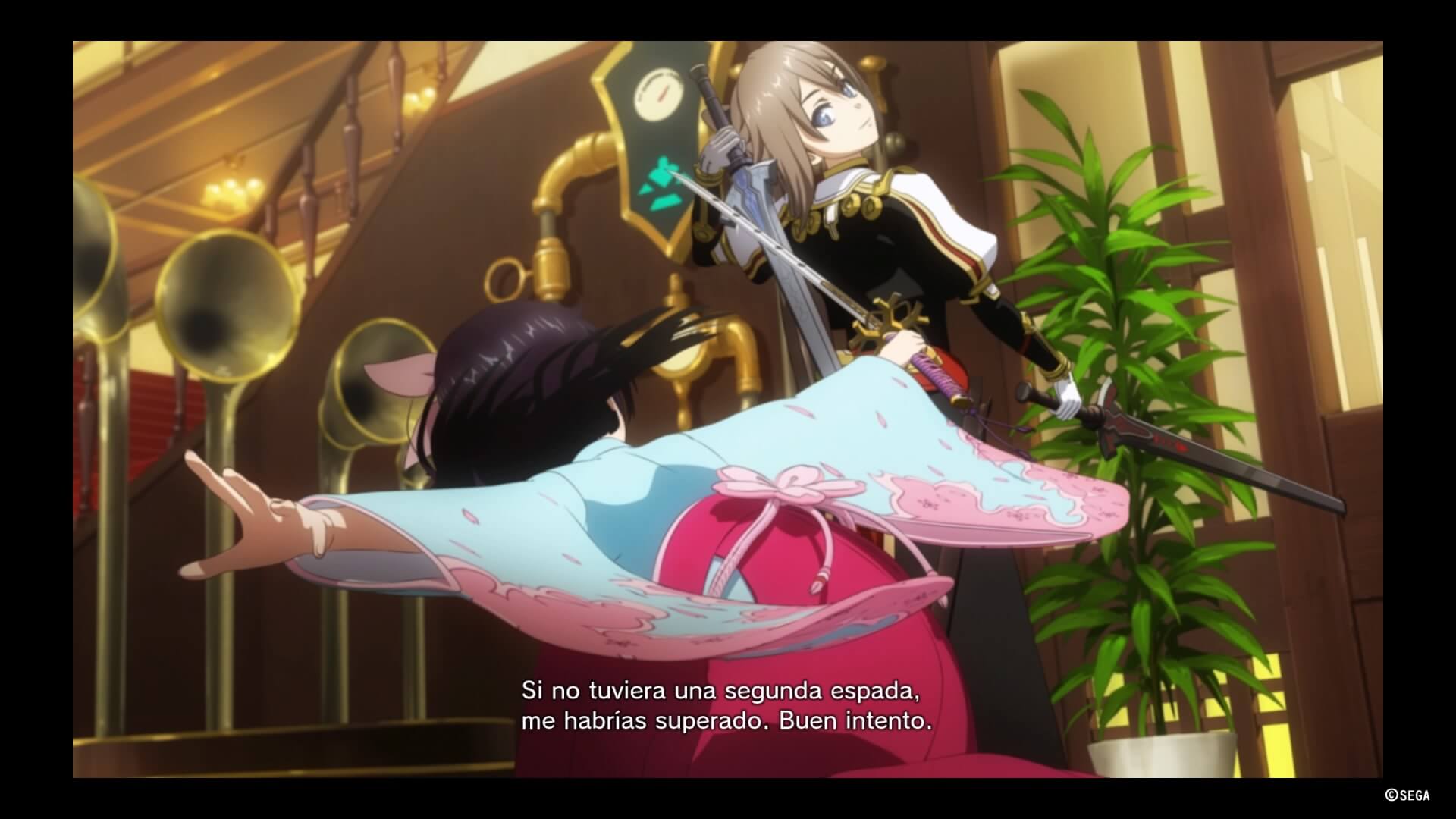 Escena anime de Sakura Wars