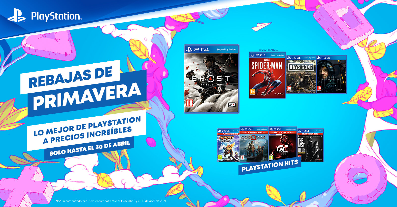 Las Rebajas de Primavera de PlayStation ya llegaron a las tiendas físicas