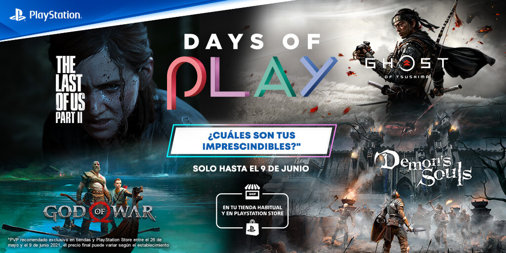 Days of Play revela sus ofertas en juegos digitales y físicos; TLOU II, God  of War y más
