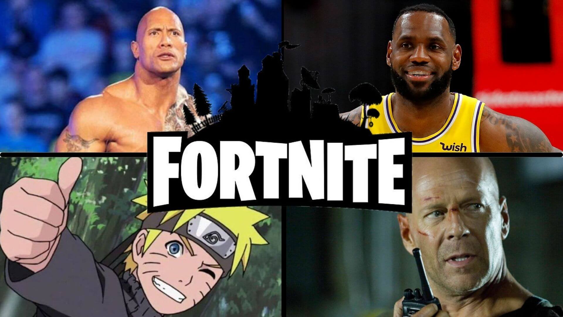 Naruto, LeBron James, The Rock… ¿John McClane? y más personajes llegarán a Fortnite según documentos legales