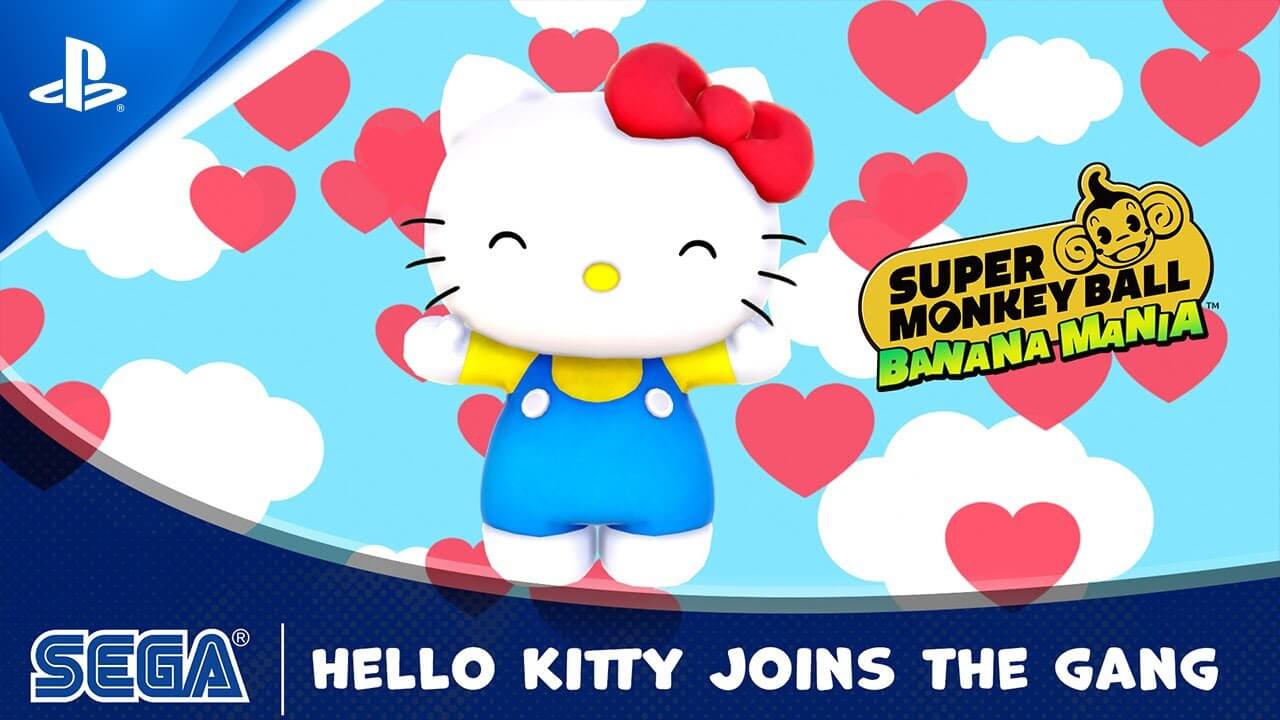 Hello Kitty será un personaje DLC de Super Monkey Ball Banana Mania