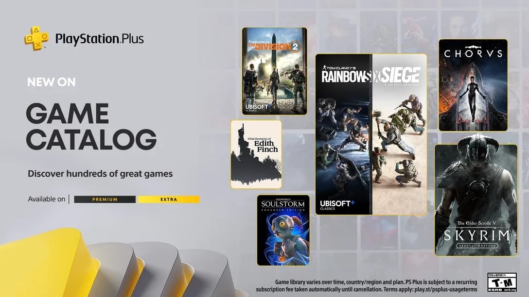 PS Plus Extra y Premium añadirán Kingdom Hearts y Skyrim este mes