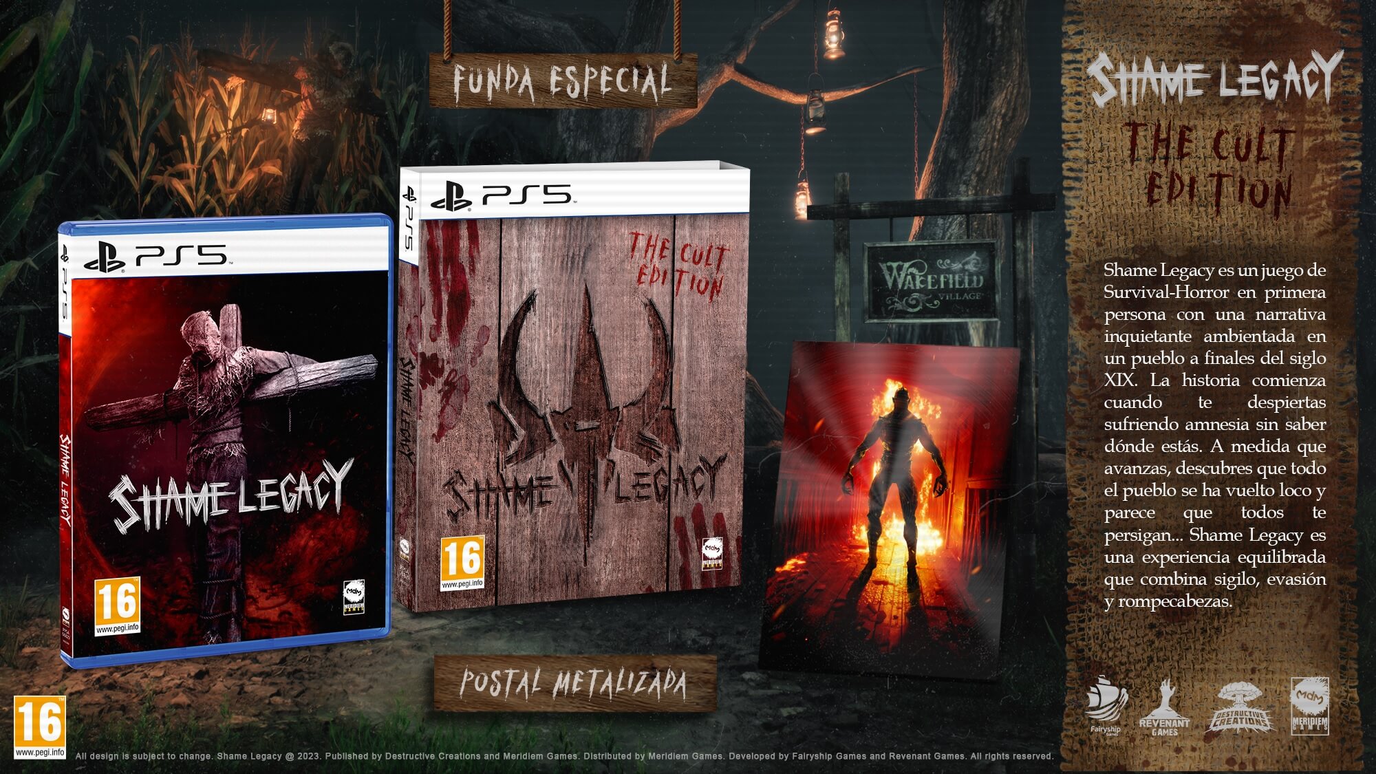 El horror de Shame Legacy llegará en físico a PS5 en junio