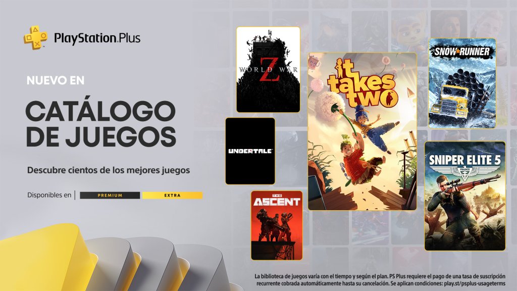 Ya están disponibles los nuevos juegos de PS Plus Extra y Premium de julio